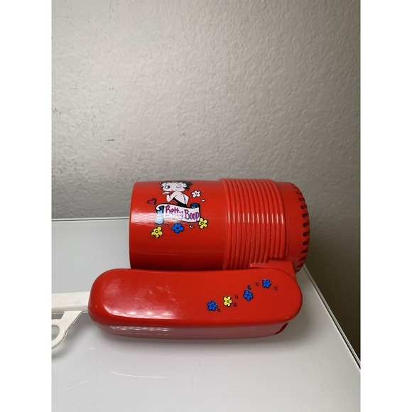 Vintage Betty Boop RED Hair Dryer 2 speed 1600 Watts 2 Settings 1997 -RARE - Picture 8 of 11